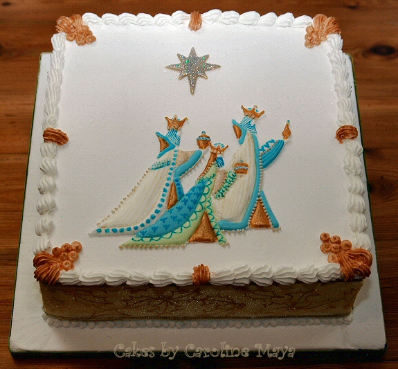 Three Wise Men Christmas Cake