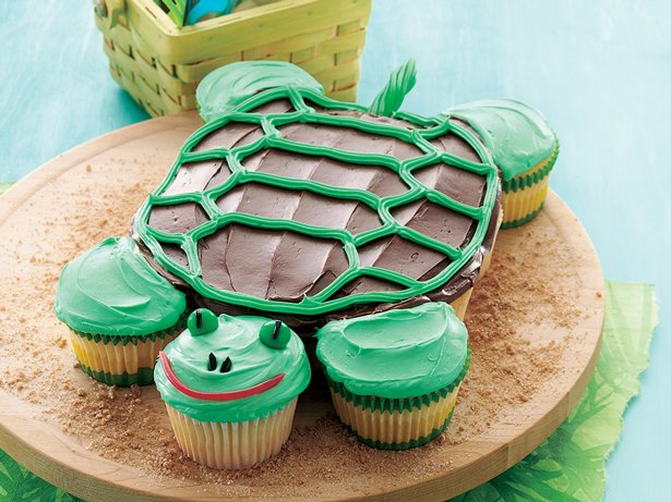 12 Photos of Pull Apart Turtle Shaped Cakes