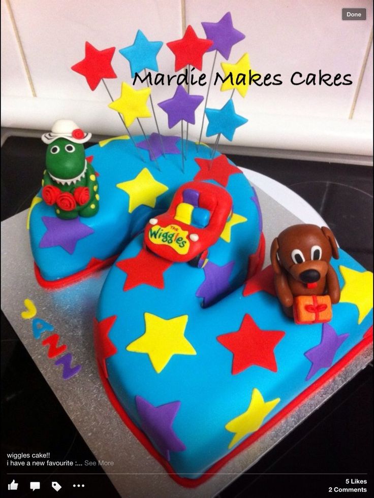 Wiggles Birthday Cake
