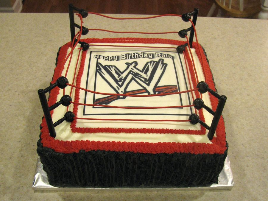 WWE Birthday Cake