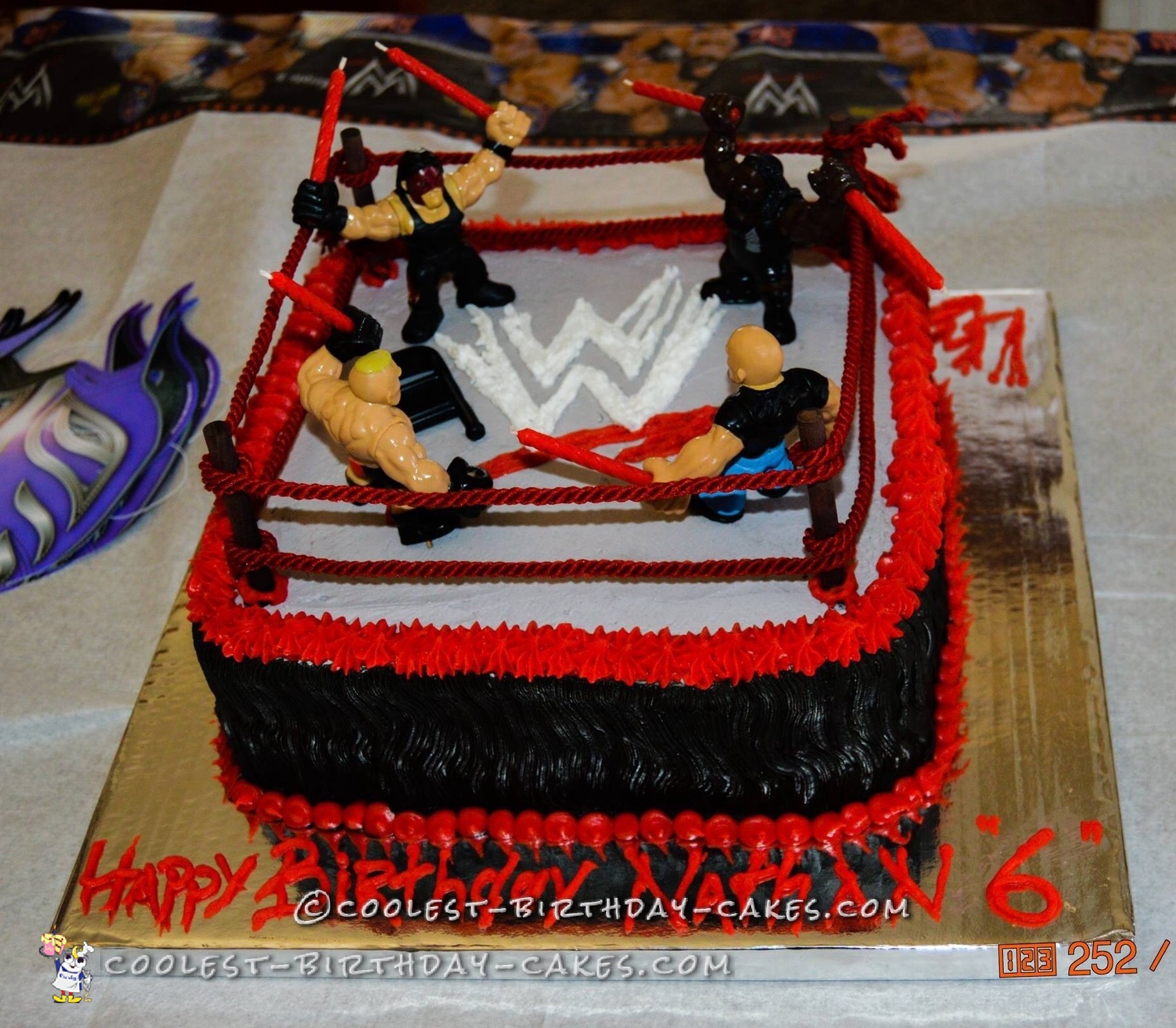 WWE Wrestling Ring Cake