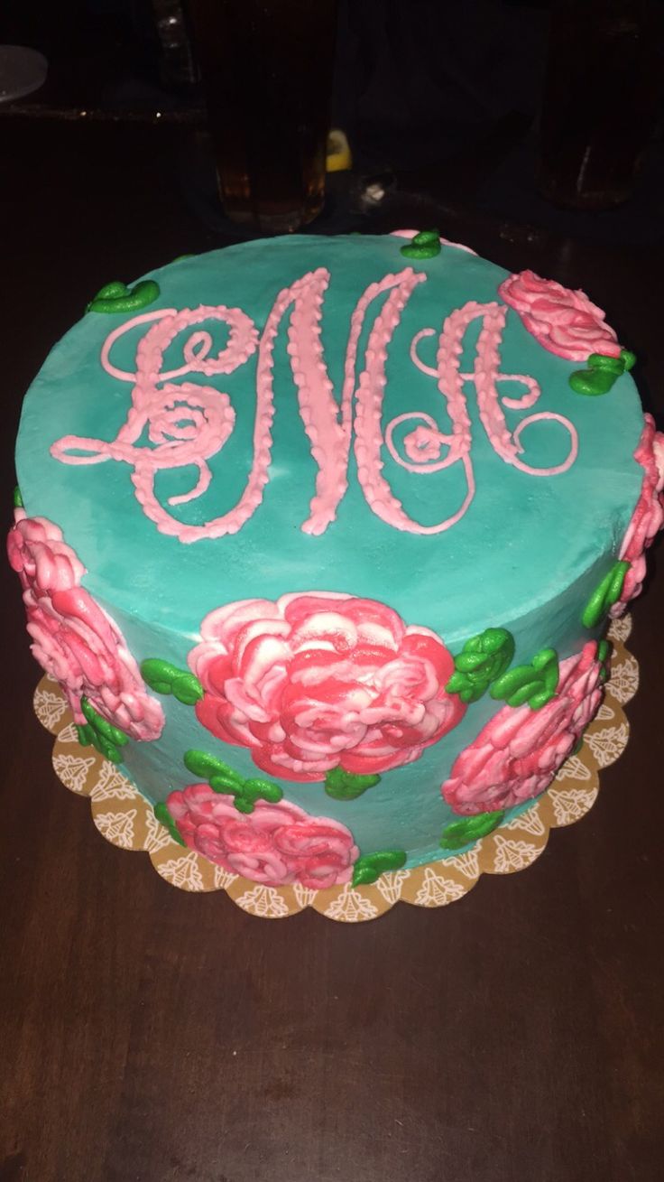 20th Girl Birthday Cake