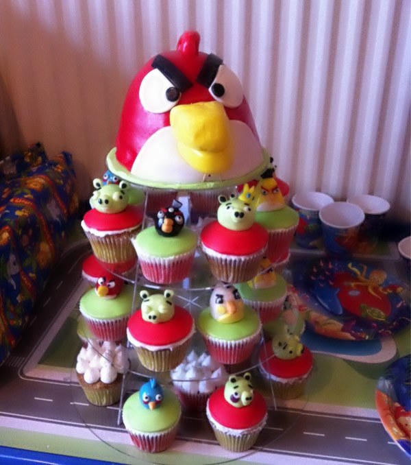 Angry Birds Cupcakes