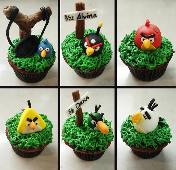 Angry Birds Cupcakes