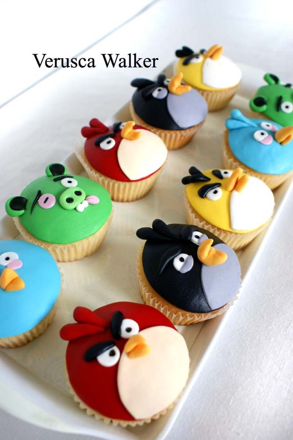 Angry Birds Cupcakes