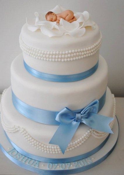 13 Photos of Baptism Cakes 3 Layers