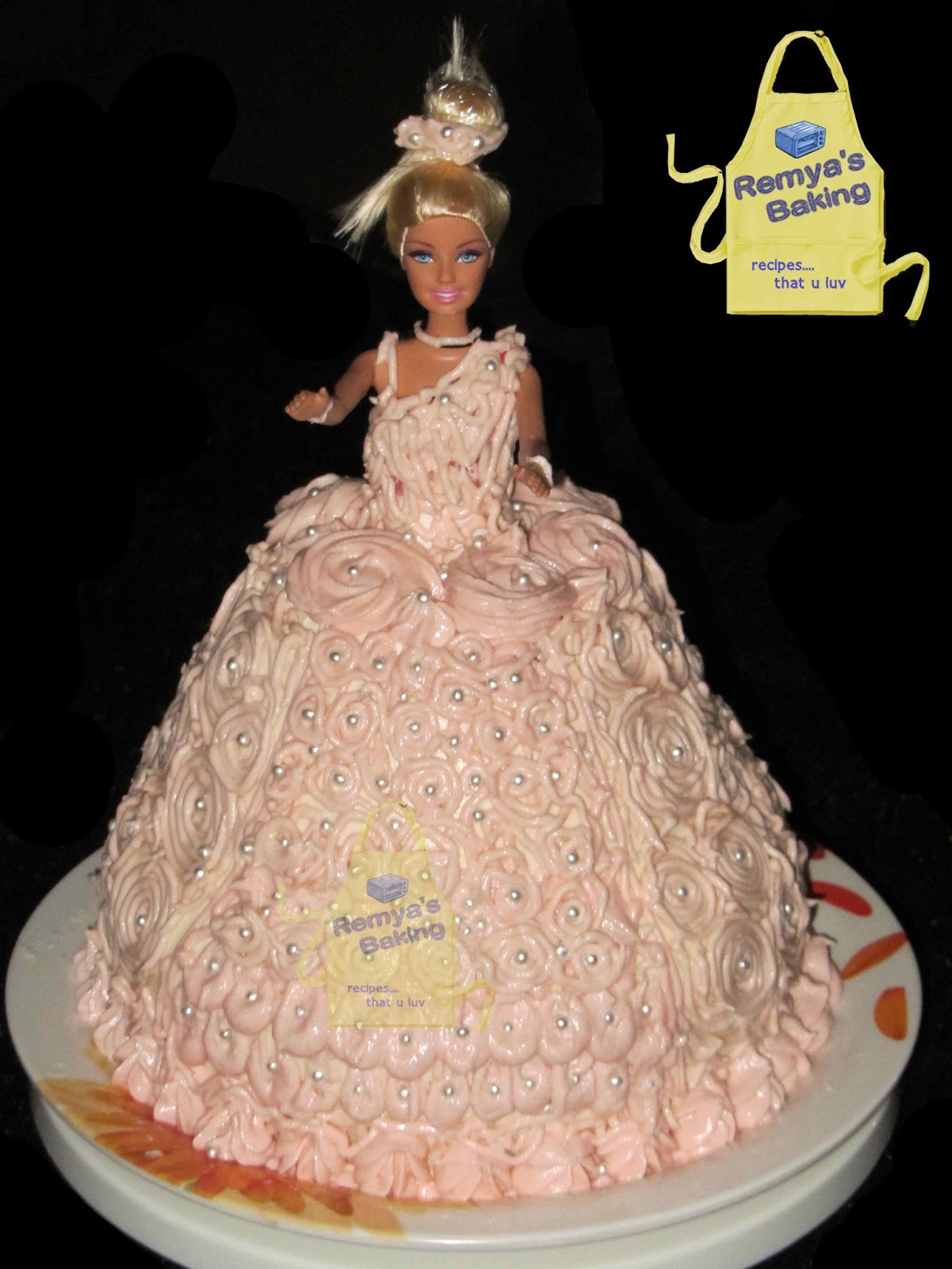 Barbie Doll Birthday Cake