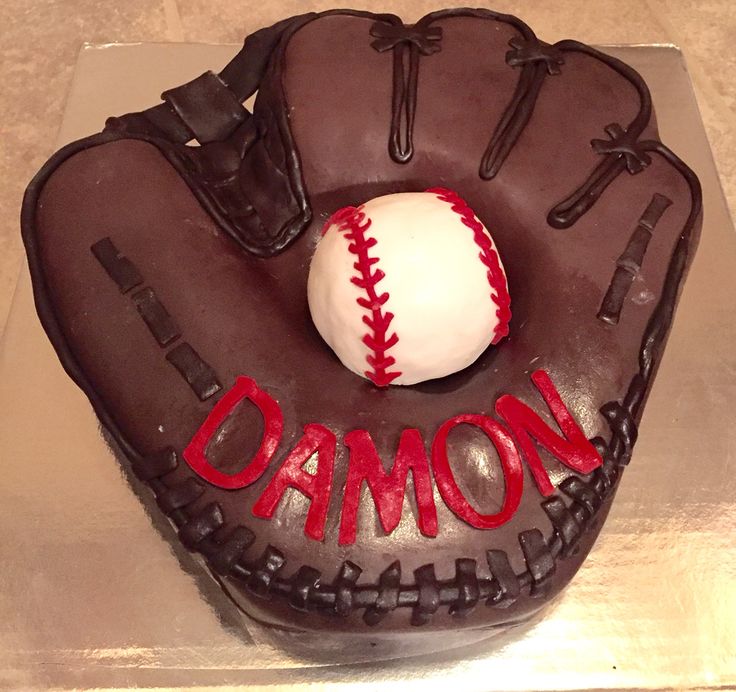 Baseball Glove Cake