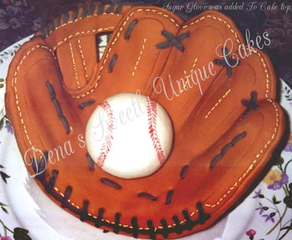 Baseball Glove Cake