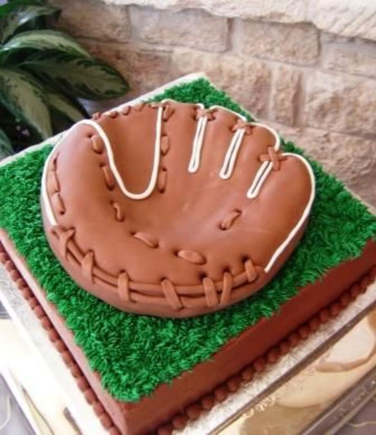 Baseball Glove Cake