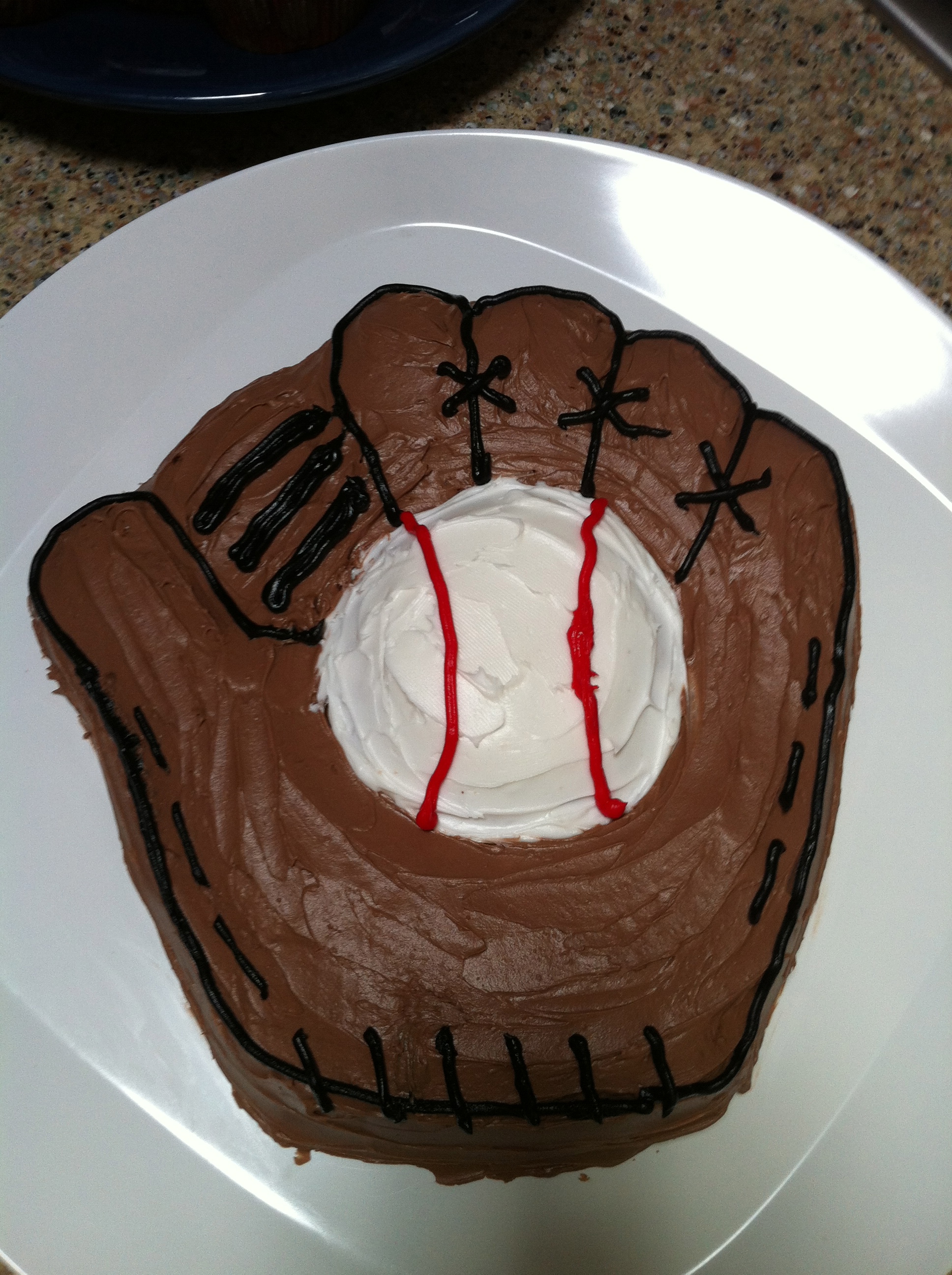 Baseball Glove Cake