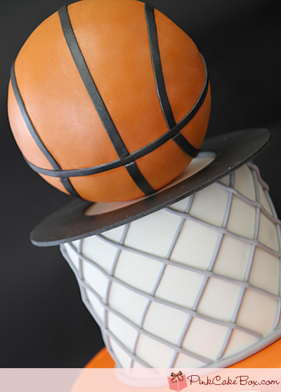 Basketball Bar Mitzvah Cake