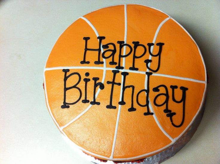 Basketball Birthday Cake