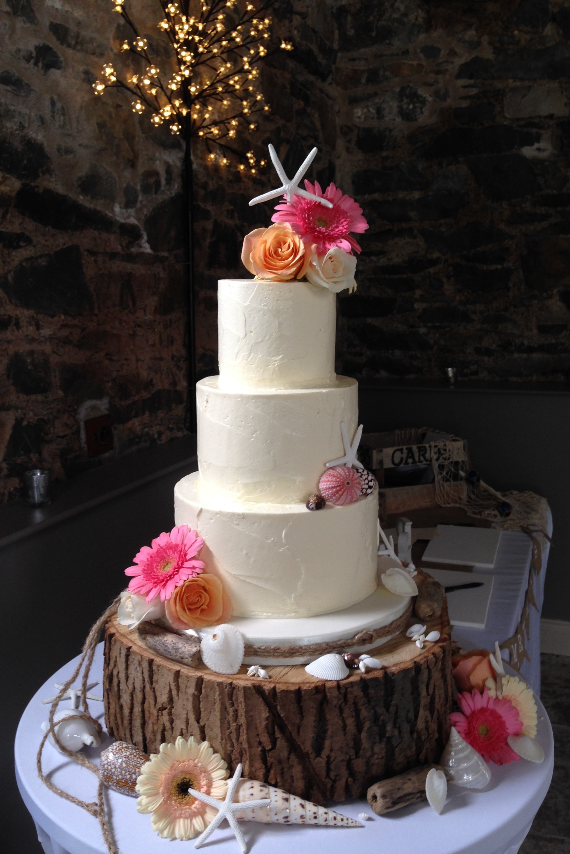 Beach Wedding Cake Buttercream