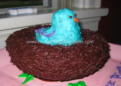 Birds Nest Birthday Cake