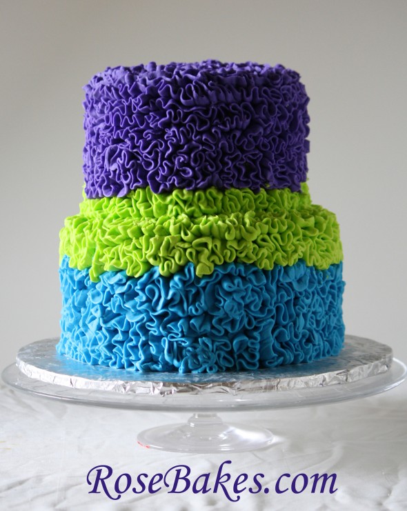 Birthday Cake Buttercream Ruffles