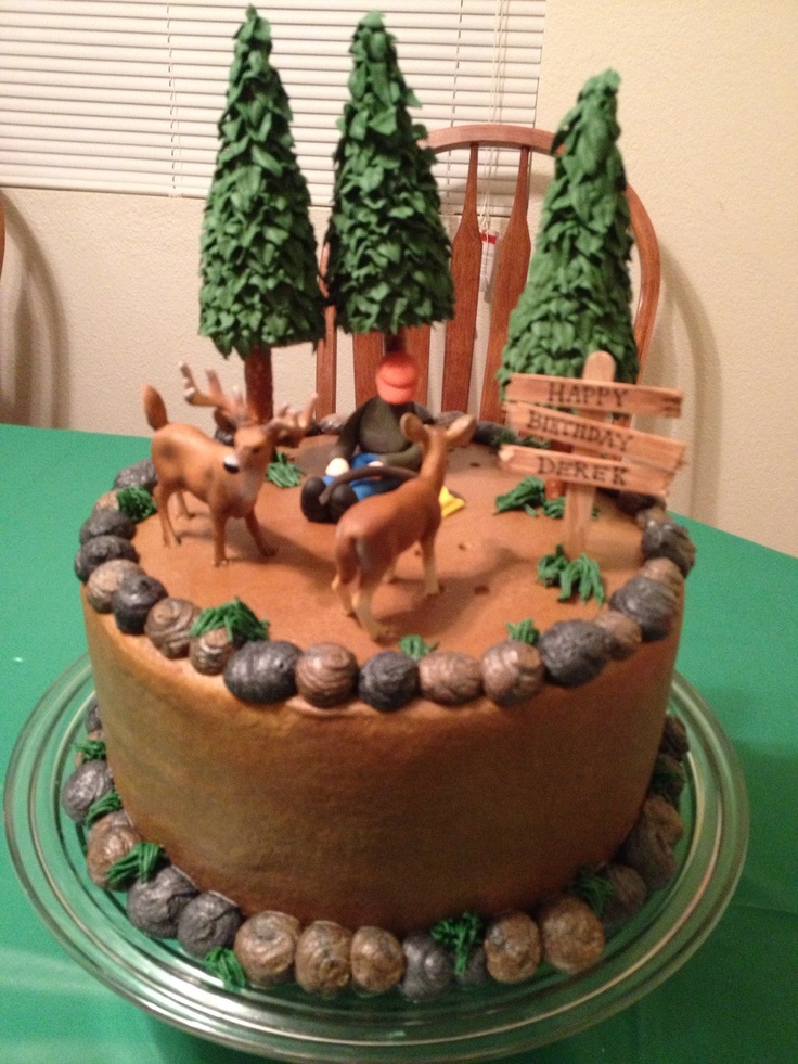 Bow Hunter Birthday Cake