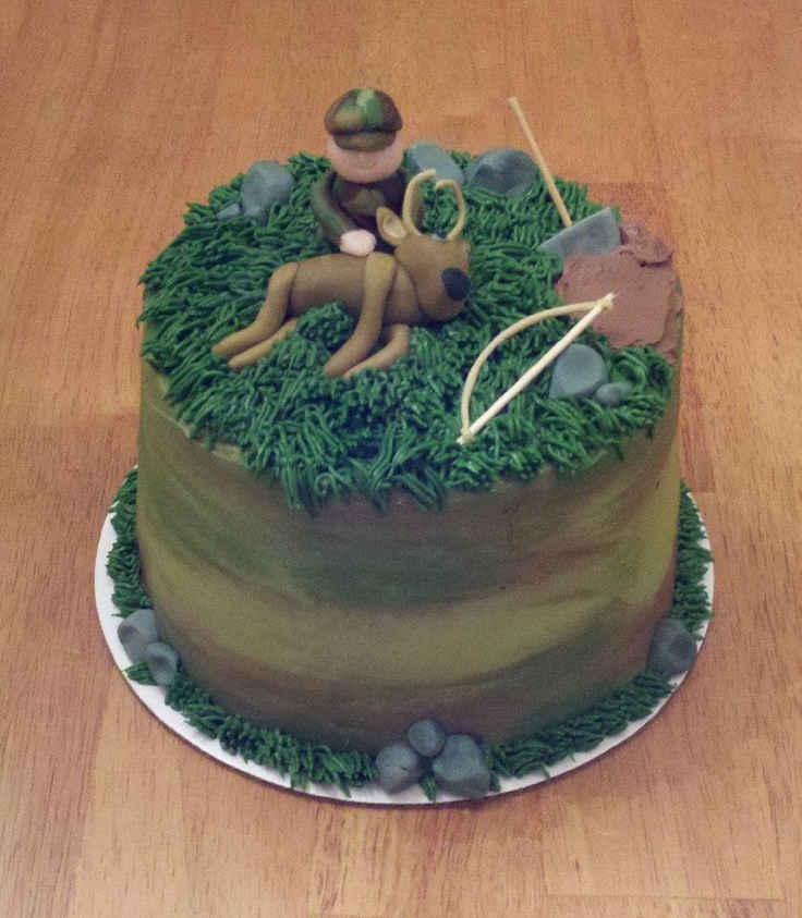 11 Photos of Archery Hunting Birthday Cakes