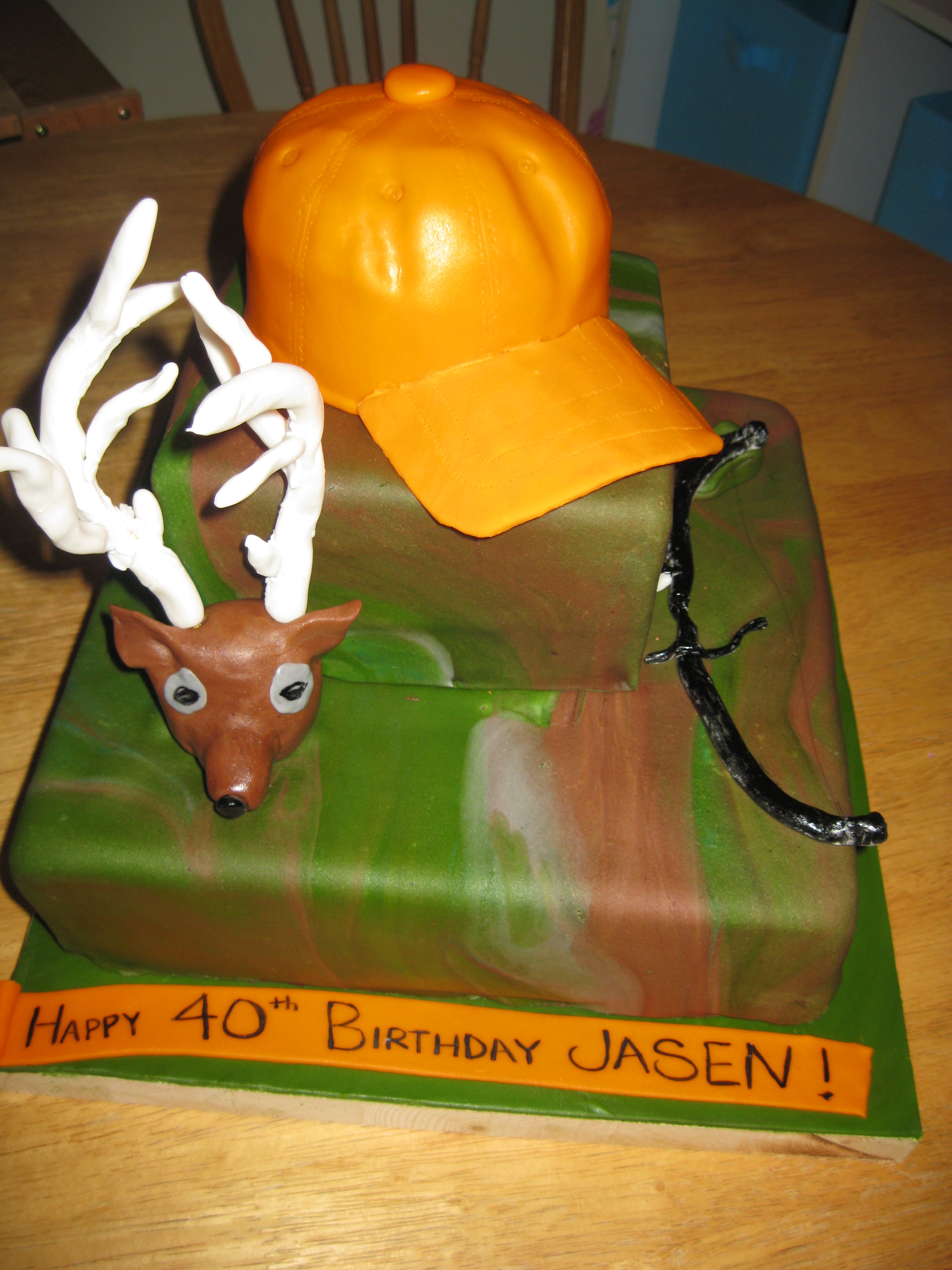 Bow Hunting Birthday Cake