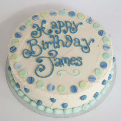 Boys Buttercream Birthday Cakes