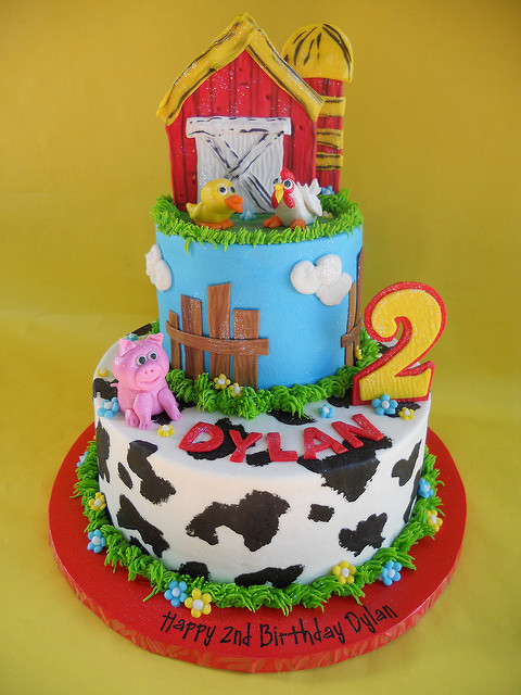 Cake Barnyard Birthday Party