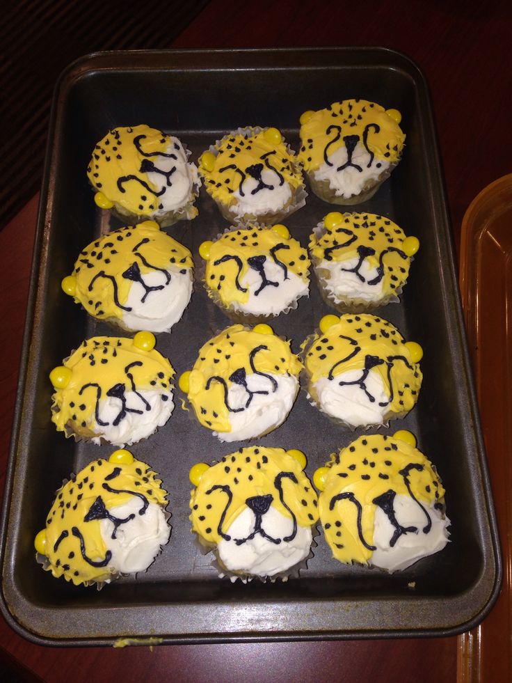 Cheetah Birthday Cake