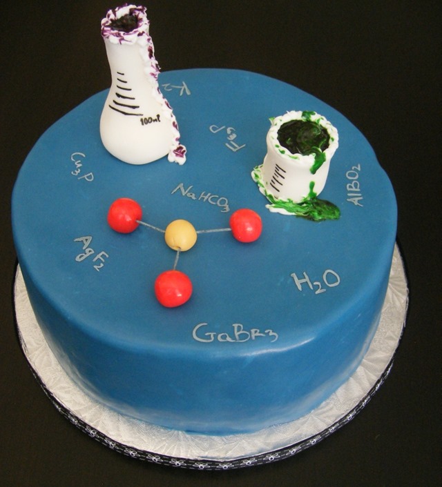 Chemistry Birthday Cake