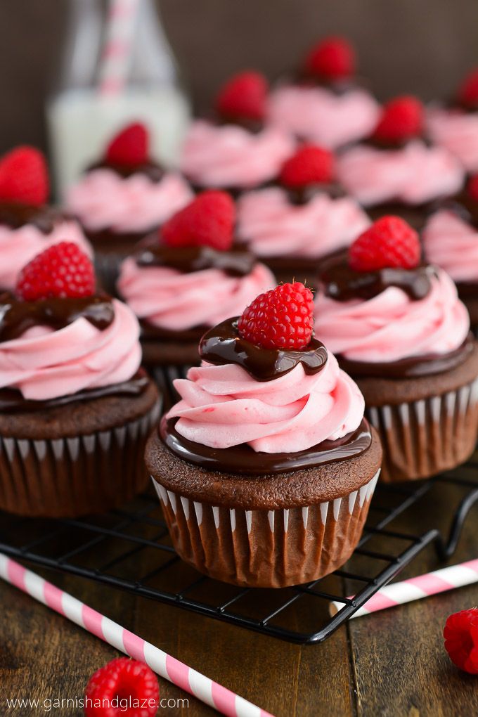 Chocolate Raspberry Cupcakes