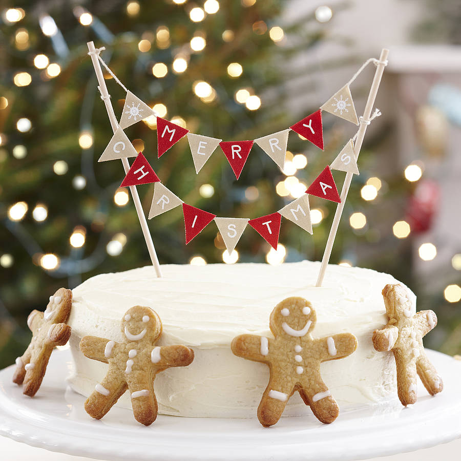 Christmas Cake Bunting