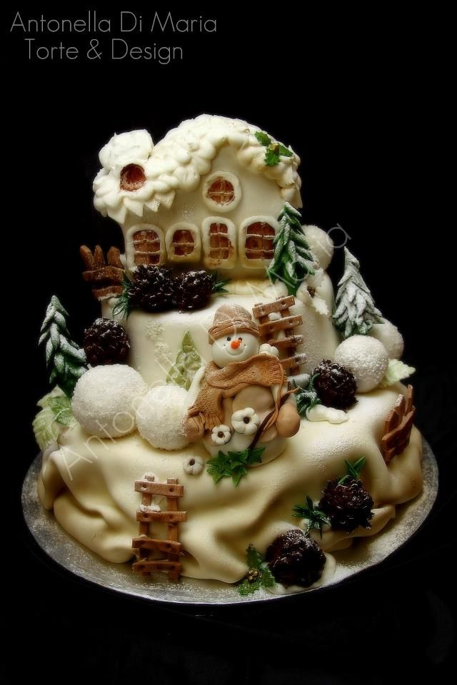 10 Photos of Beautiful Winter Cakes