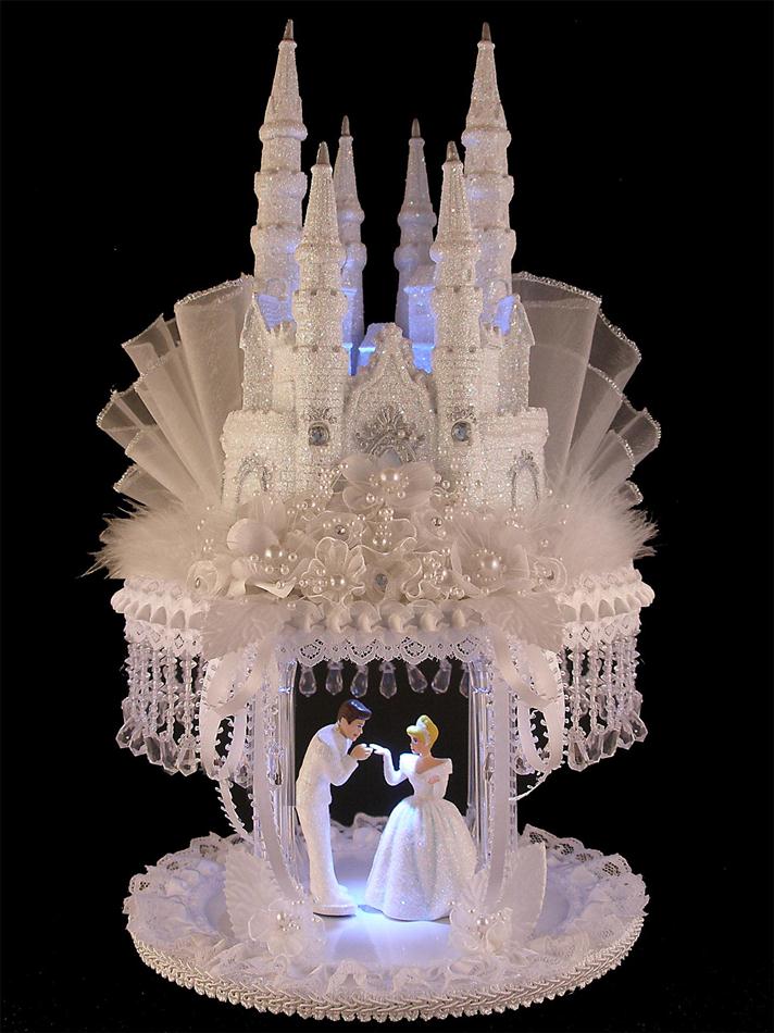 Cinderella Castle Wedding Cake Toppers