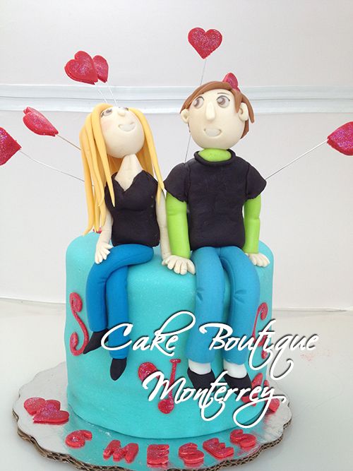 Couple Anniversary Cake