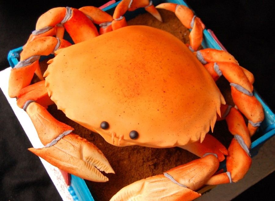 Crab Birthday Cake