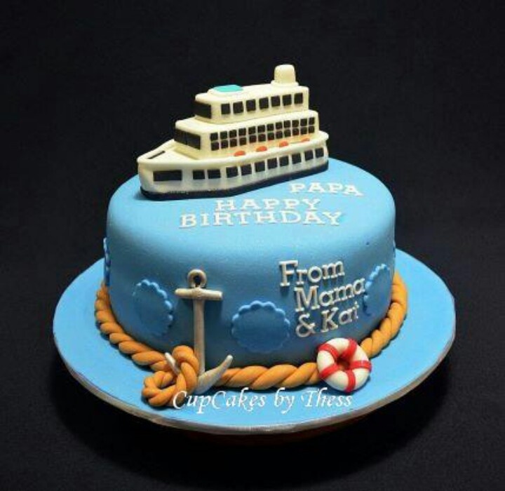 Cruise Ship Birthday Cake