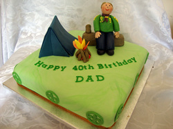 Cub Scout Birthday Cake