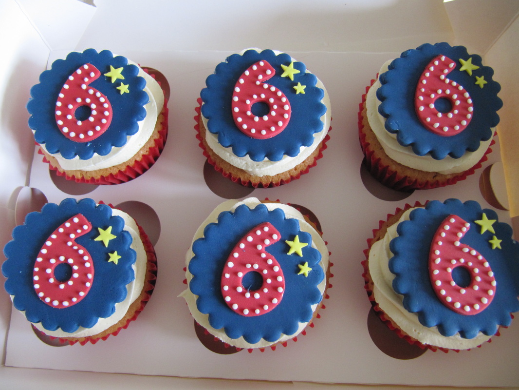 Cupcake Birthday Cake for Boys