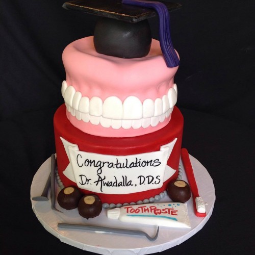 Dentist Cake Graduation