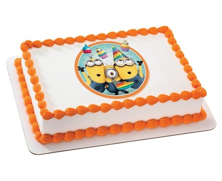 Despicable Me Birthday Cake Sheet