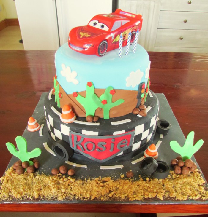 Disney Cars Birthday Cake