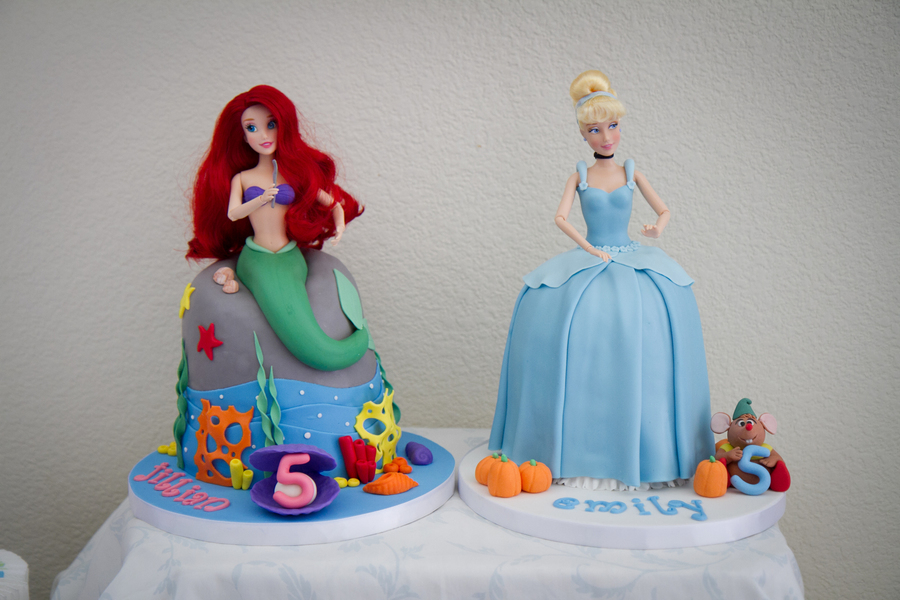 Disney Princess Ariel Doll Cake