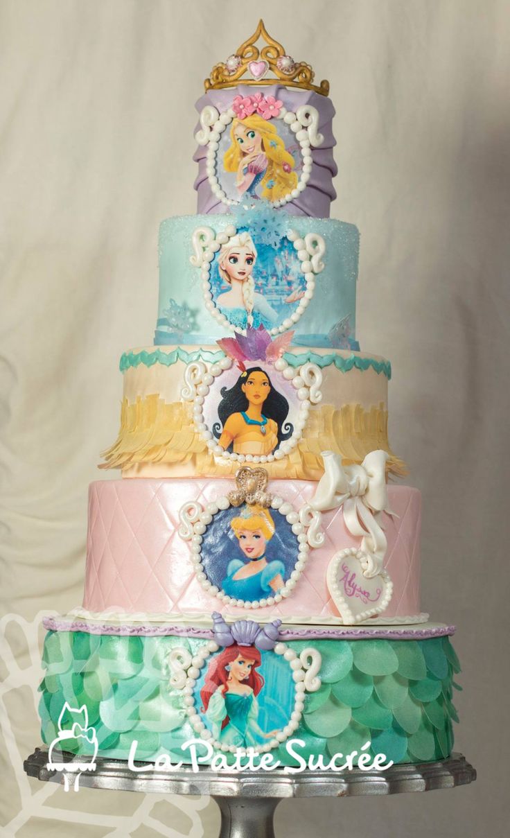 Disney Princess Birthday Cakes