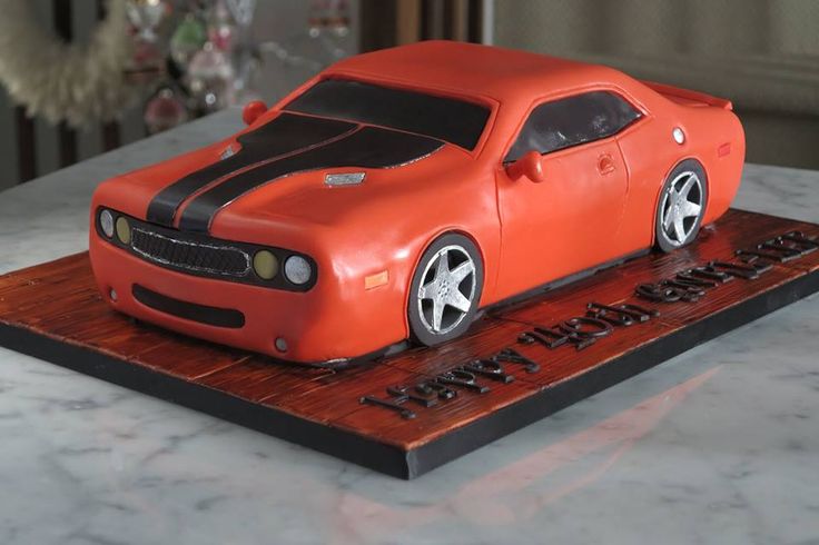 Dodge Challenger Birthday Cake