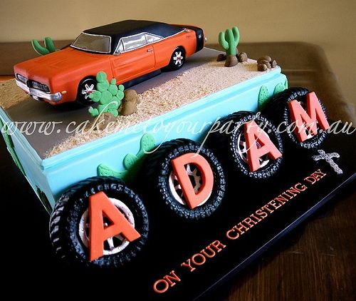 11 Photos of Dodge Charger Car Cakes For Men