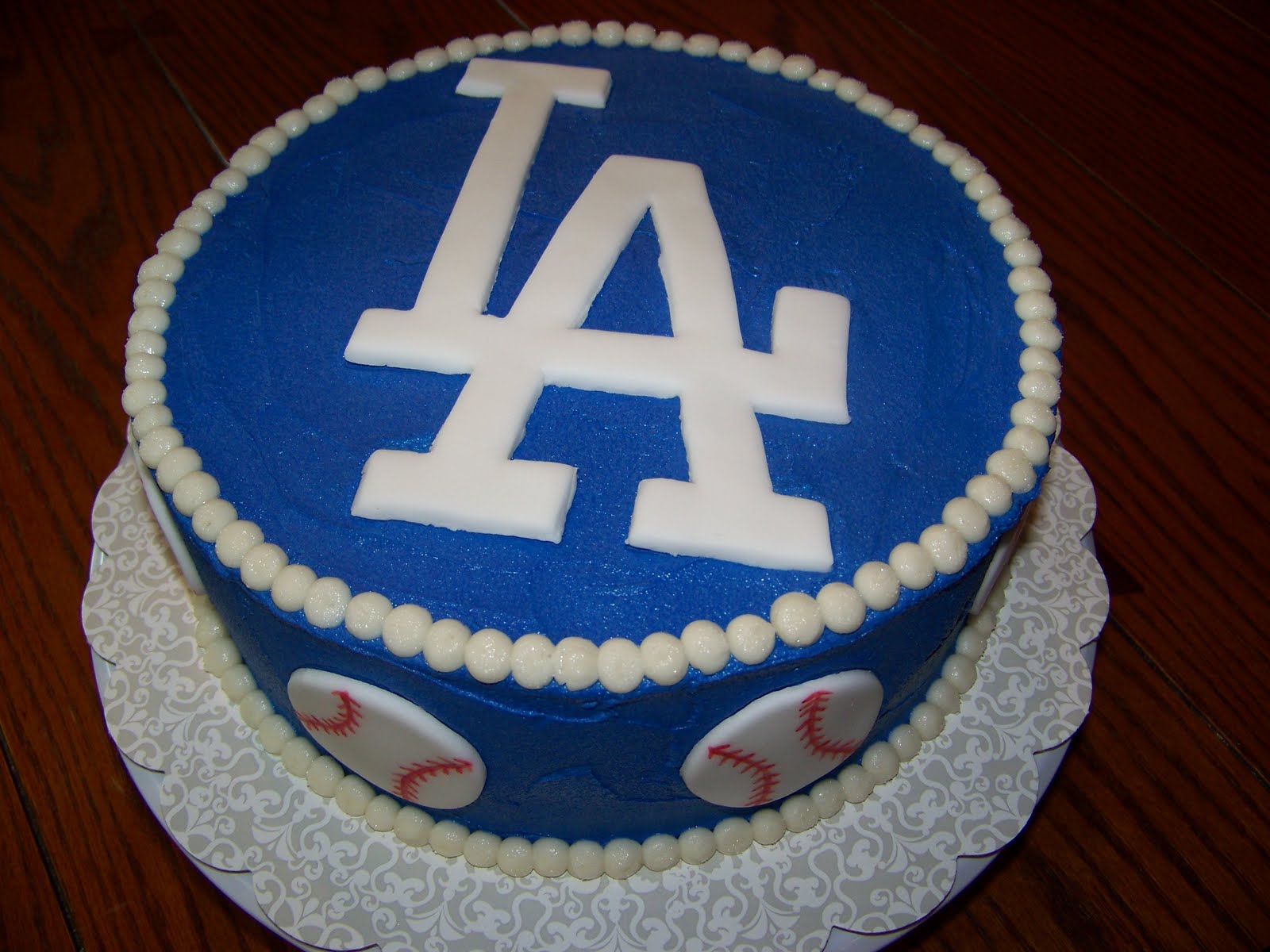 Dodger Happy Birthday Cake