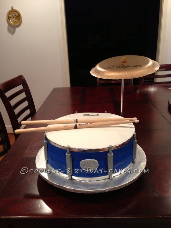 Drum Birthday Cake