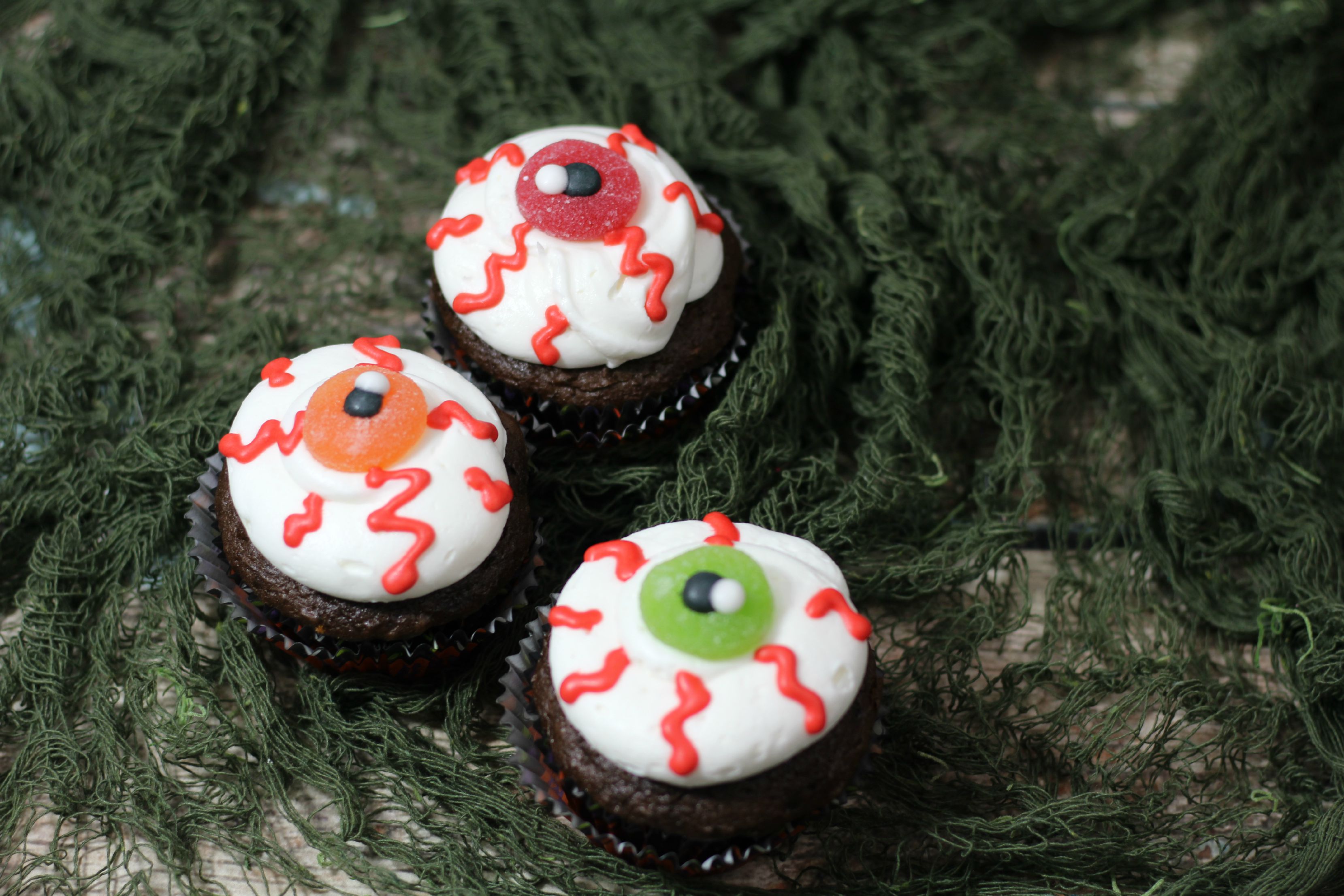 Evil Eye Cupcakes