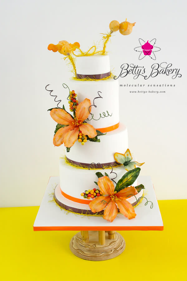 Exotic Wedding Cake