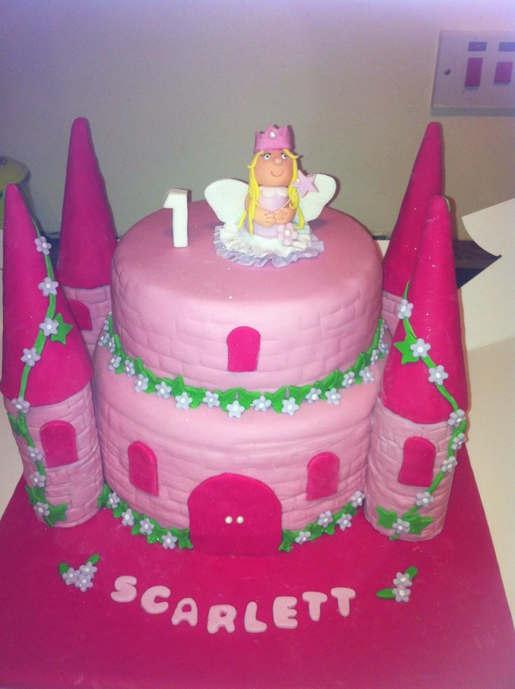 Fairy Princess Castle Cake