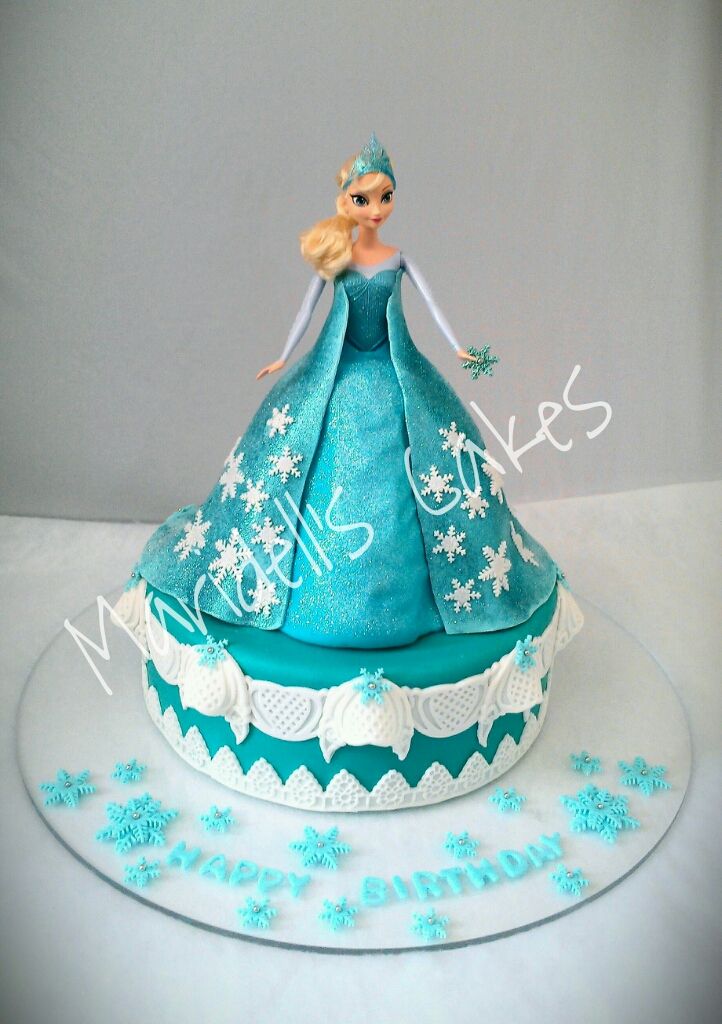 Frozen Disney Doll Cake