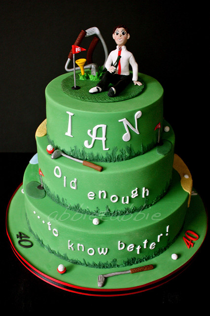 Funny 40th Birthday Cake Ideas for Men